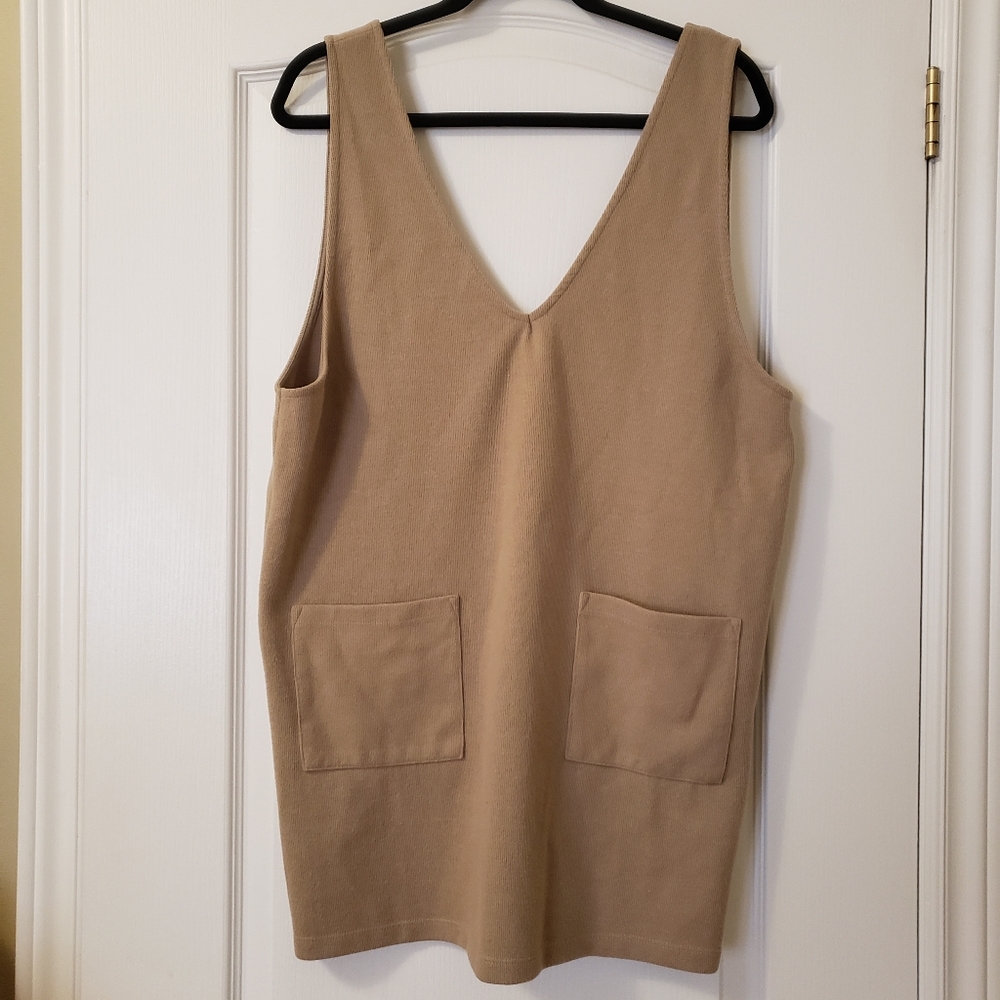 Brown Asos Size 6 dress with pockets